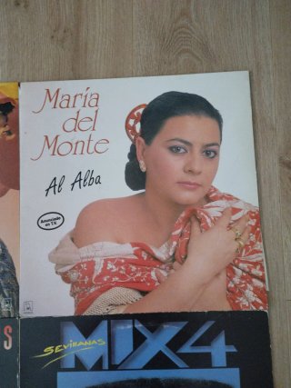 Lote 4 discos de Vinilo Flamenco y Sevillanas