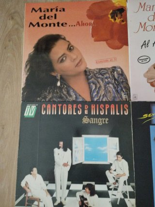 Lote 4 discos de Vinilo Flamenco y Sevillanas