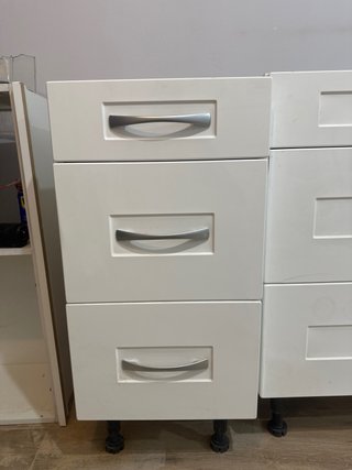 Muebles de cocina auxiliares blancos