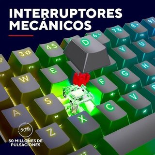 Teclado mecánico 60% español GXTrust Revyn NUEVO