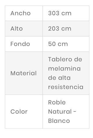 Mueble de habitación juvenil completo