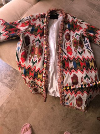 Chaqueta Estampada Multicolor