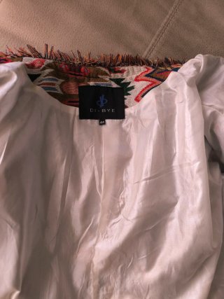 Chaqueta Estampada Multicolor