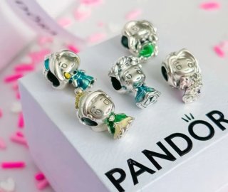 Lote 5 Charm pandora princesas de Disney