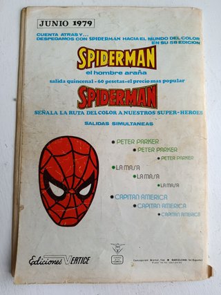 Comics Spiderman años 70, batman y otro