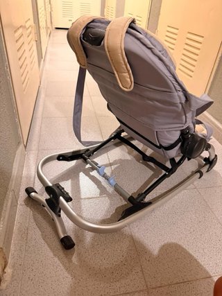 Mecedora para bebé con cojín estampado