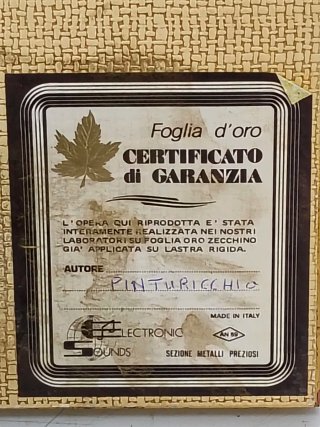 Litografia Pinturicchio Madonna con Bambino
