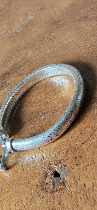 Bracciale snake in argento