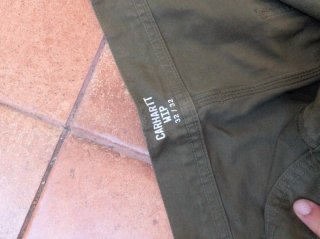 Pantalones Carhartt Verde Oliva
