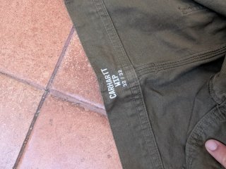 Pantalones Carhartt Verde Oliva