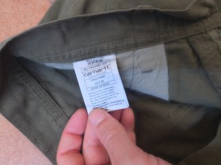 Pantalones Carhartt Verde Oliva