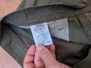 Pantalones Carhartt Verde Oliva
