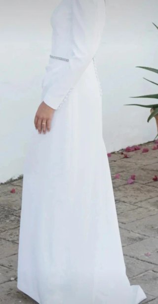 Vestido Novia Alta Costura Blanco