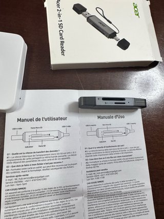 Lettore Schede SD Acer 2-in-1