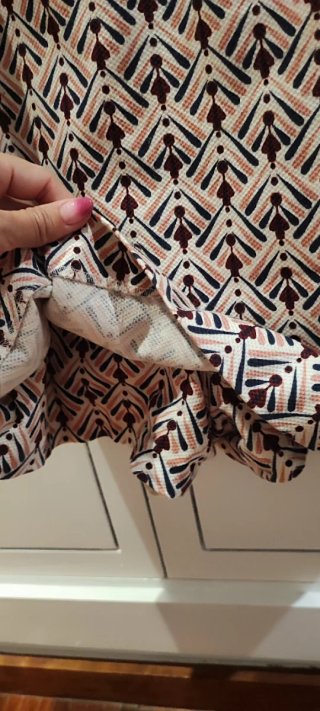 Vestido geométrico Zara sin mangas
