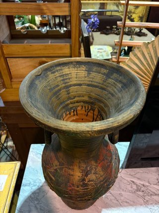 ANTIGUO JARRÓN DE TERRACOTA