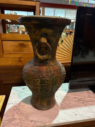 ANTIGUO JARRÓN DE TERRACOTA