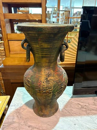 ANTIGUO JARRÓN DE TERRACOTA