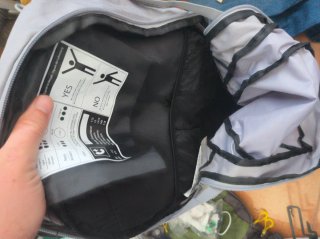 Mochila gris 30 litros