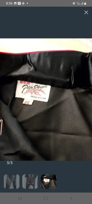 Pijama bordado oriental