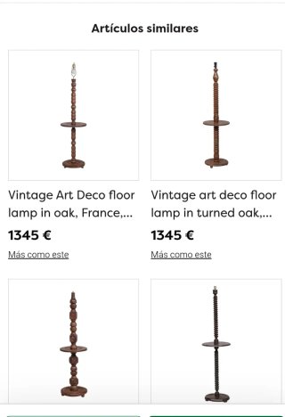 Lámpara de pie de madera