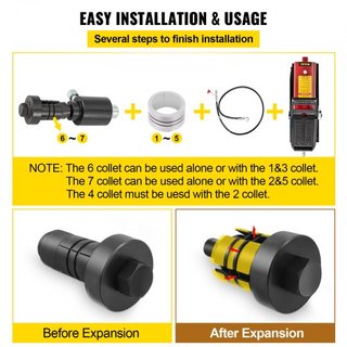 Expansor de Tubo de Escape Hidráulico, Tamaño de 4.1 a 10.8 cm, Incluye Bomba de Pedal de 10 T con 4 Matrices, 2 Estuches de Almacenamiento para Tubos de Cobre y Aluminio en Reparación de Automóviles