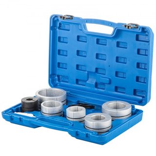 Expansor de Tubo de Escape Hidráulico, Tamaño de 4.1 a 10.8 cm, Incluye Bomba de Pedal de 10 T con 4 Matrices, 2 Estuches de Almacenamiento para Tubos de Cobre y Aluminio en Reparación de Automóviles