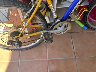 Bicicleta Yety 24 Azul y Amarilla