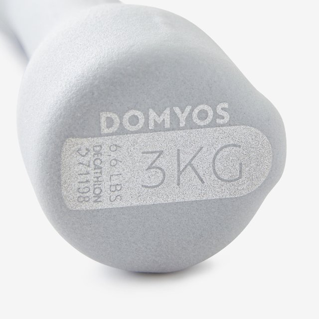 Par Mancuernas Fitness Easy Gris 3 kg x2