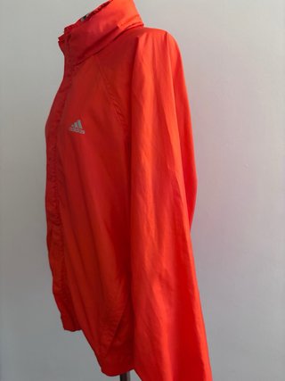 Chaqueta Cortavientos Adidas Roja Y2K Vintage