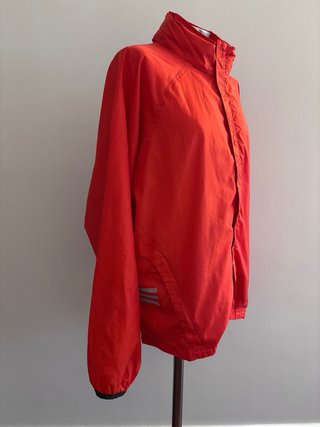 Chaqueta Cortavientos Adidas Roja Y2K Vintage