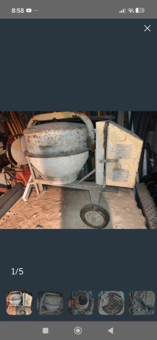 Hormigonera Eléctrica 200L
