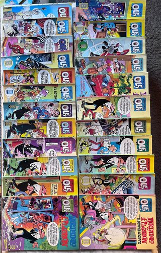 Lote 22 cómics Colección Olé! Bruguera 1988