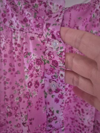 Camisón tiranta flores rosa