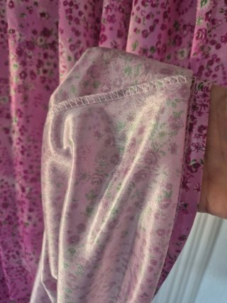 Camisón tiranta flores rosa