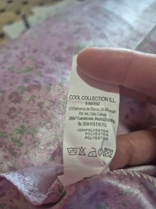 Camisón tiranta flores rosa