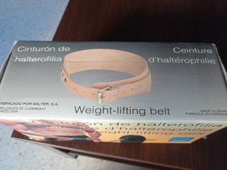Cinturón de halterofilia Salter