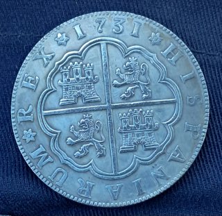 Moneda 8 Reales 1731