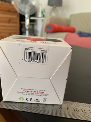 Altavoz Bluetooth DCU Mini negro