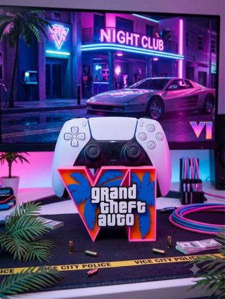 Soporte Mando PS5 Edición GTA VI