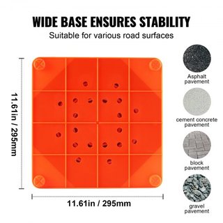Conos de Seguridad, Paquete de 4 Conos de Tráfico Colapsables de 28 Pulgadas, Conos de Construcción con Collares Reflectantes, Base Ancha y Bolsa de Almacenamiento, para Control de Tráfico, Entren...