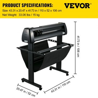 Cortadora de Vinilo Plotter Manual de 870 mm Accesorio SignMaster
