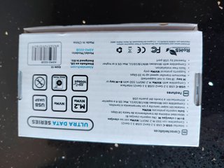 Carcasa SSD M.2 NVMe AiSens USB 3.2 Gen2 Negra