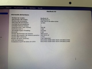 Macbook Air 13" 2015 Argento