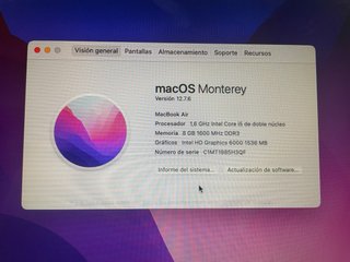 Macbook Air 13" 2015 Argento