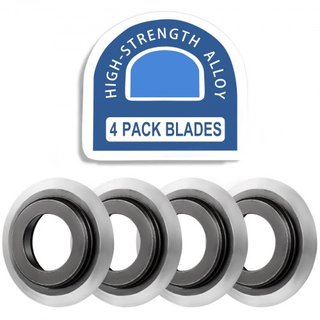 Cuchillas para Pelacables Paquete de 4 Cuchillas de Repuesto, Cuchillas de Cortador de Tubos de Aleación de Alta Calidad y Tratamiento Térmico, para Pelar Cables de Cobre de Desecho, Modelo HXSMS-...