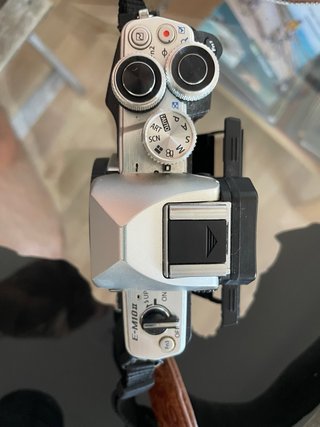 Olympus OM-D con objetivos