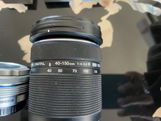 Olympus OM-D con objetivos