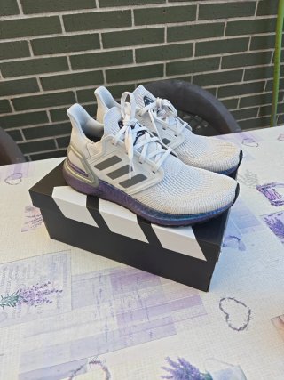 Adidas Ultraboost 20 blanca/morada Talla 40