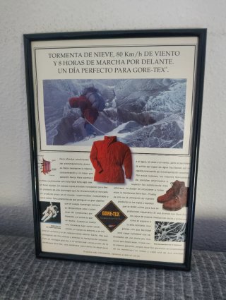 Annunci originali GORE-TEX incorniciati